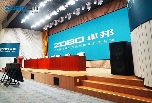 6ZOBO卓邦助力首都科技创新建设丨为中国机械研究总院集团怀柔科技创新基地，提供空间视听解决方案及服务 A1楼虚拟抠像演播室