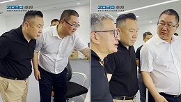 ZOBO卓邦张新峰与协会领导走访中建电子信息技术有限公司，共商发展大计