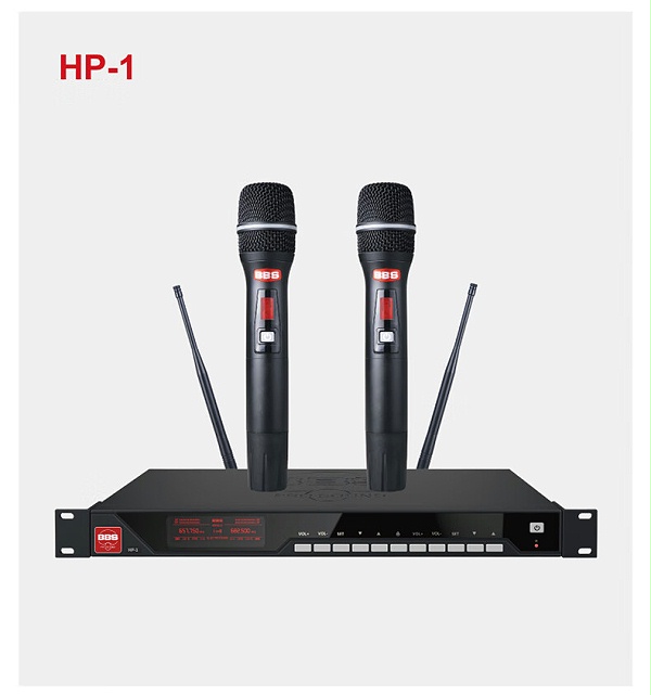 BBS娱乐话筒 HP-1 一拖二无线话筒 无线麦克风 真分集话筒 舞台演出会议婚庆主持1