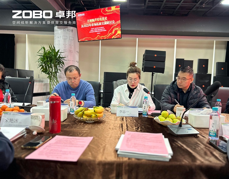 共筑智控新生态 | 2025音视频声光电技术与市场拓展研讨会在ZOBO卓邦召开