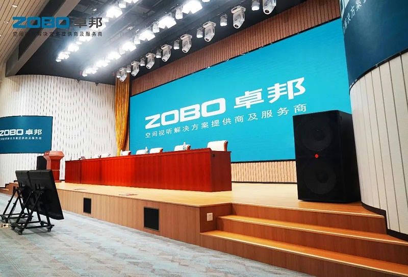 6ZOBO卓邦助力首都科技创新建设丨为中国机械研究总院集团怀柔科技创新基地，提供空间视听解决方案及服务 A1楼虚拟抠像演播室