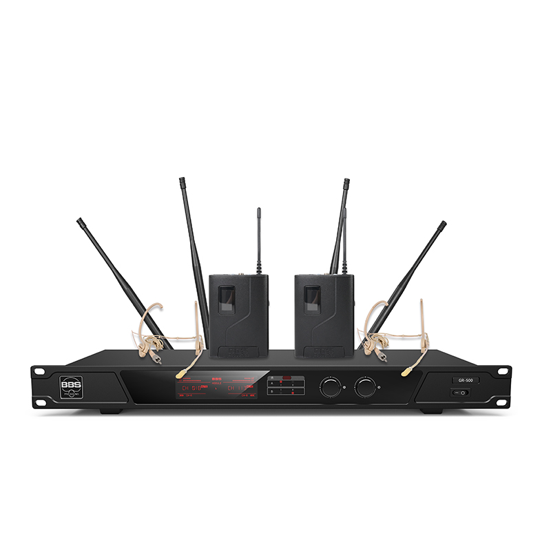 GR-500 真分集一拖二 头戴、领夹